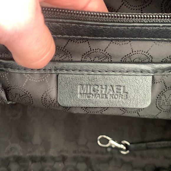 Michael Kors Calf Hair handbag animal print leather tote bag‎ black brown - Picture 14 of 16